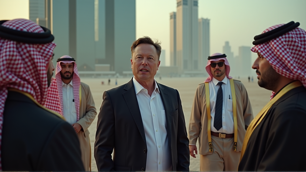 Elon Musks Streben nach Einfluss: Der blockierte KI-Deal im Nahen Osten