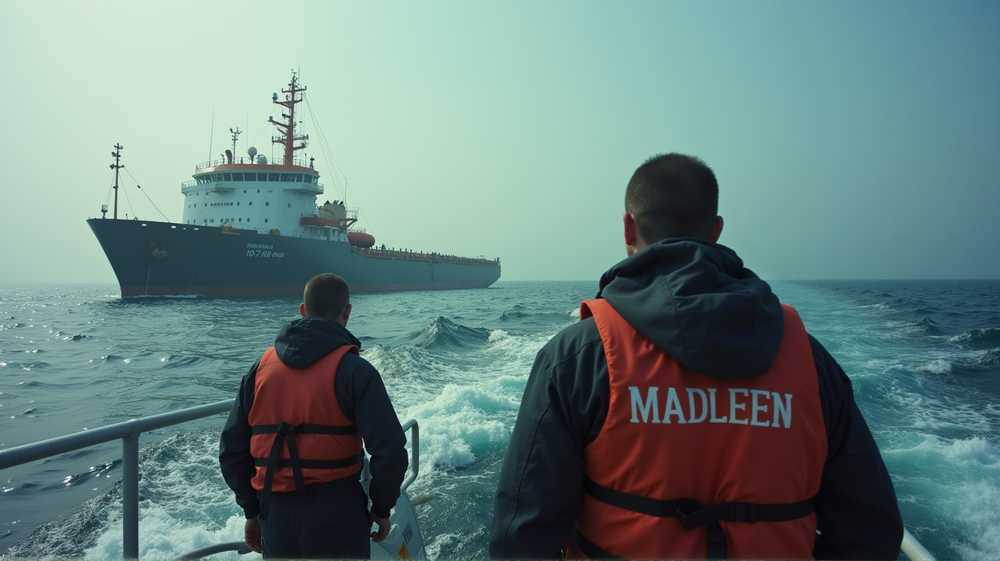 Mut inmitten der Wellen: Freiheitsflottille und die erwartete Abfangung