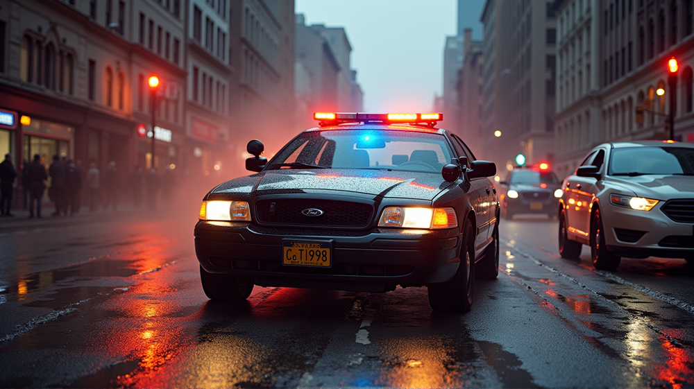 Tapferkeit auf der Linie: RPD-Beamter steht in Gefahr, als Verdächtiger in Streifenwagen rast