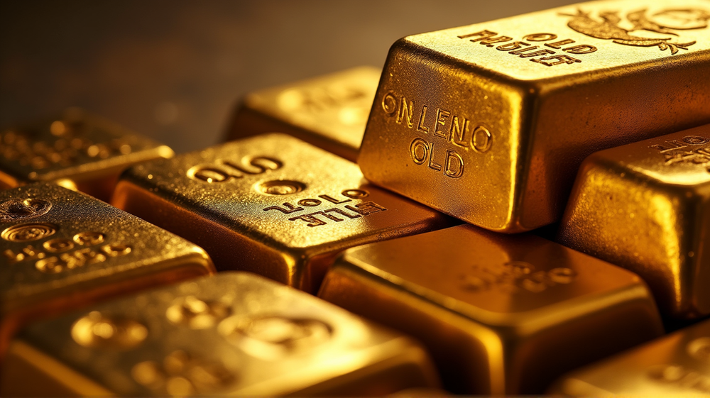 Gold steigt angesichts von Spannungen im Nahen Osten und Rückgang des Dollars
