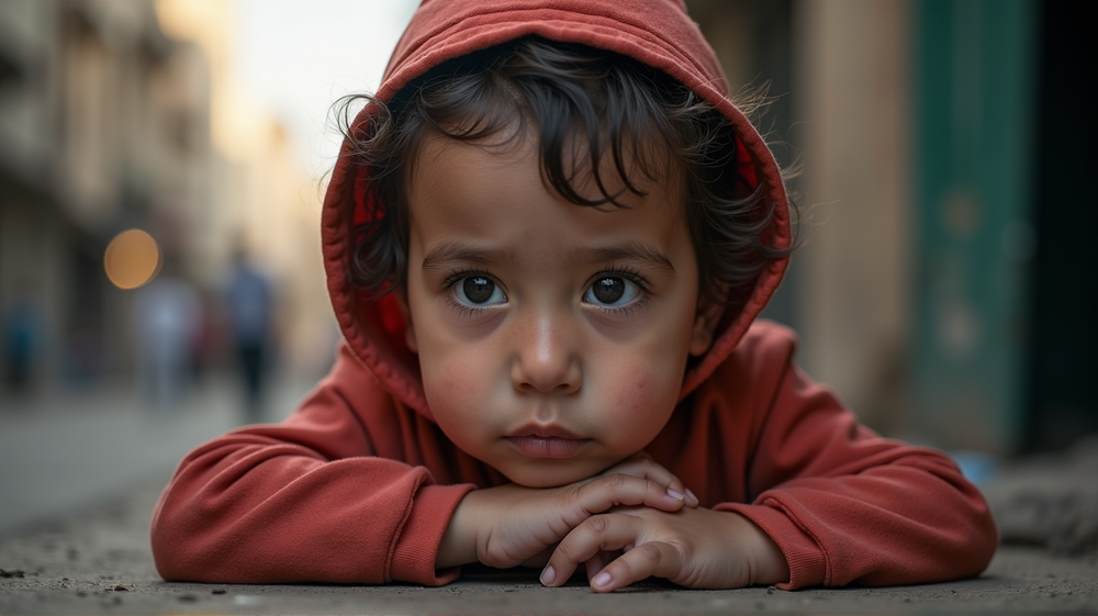 Gazakinder sehen sich mit schwerer Hungersnot konfrontiert angesichts der Blockade