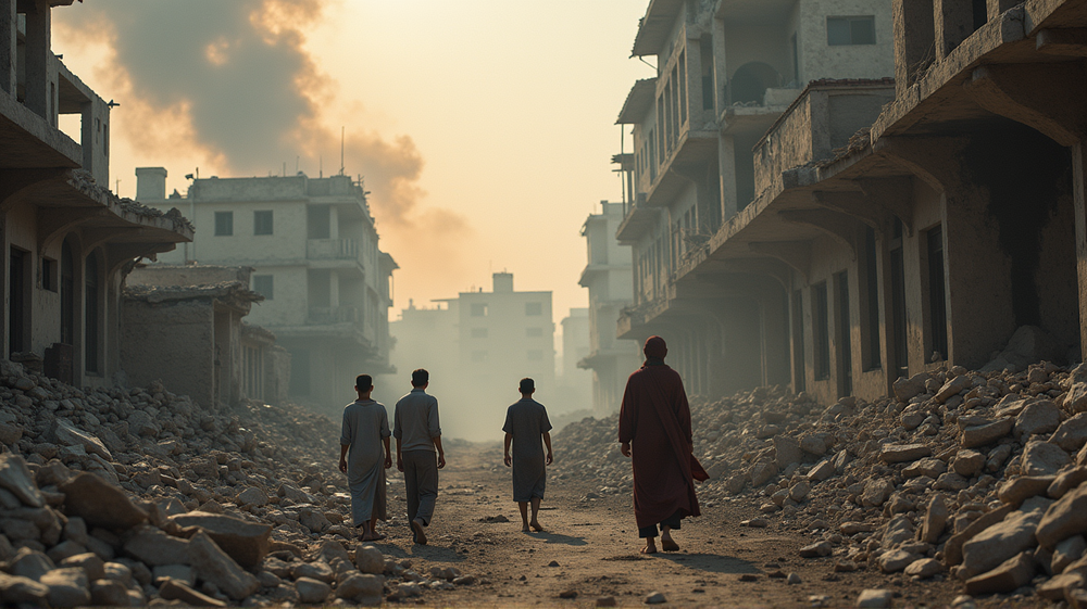 Gaza im Aufruhr: Israelische Angriffe hinterlassen eine Spur der Verwüstung