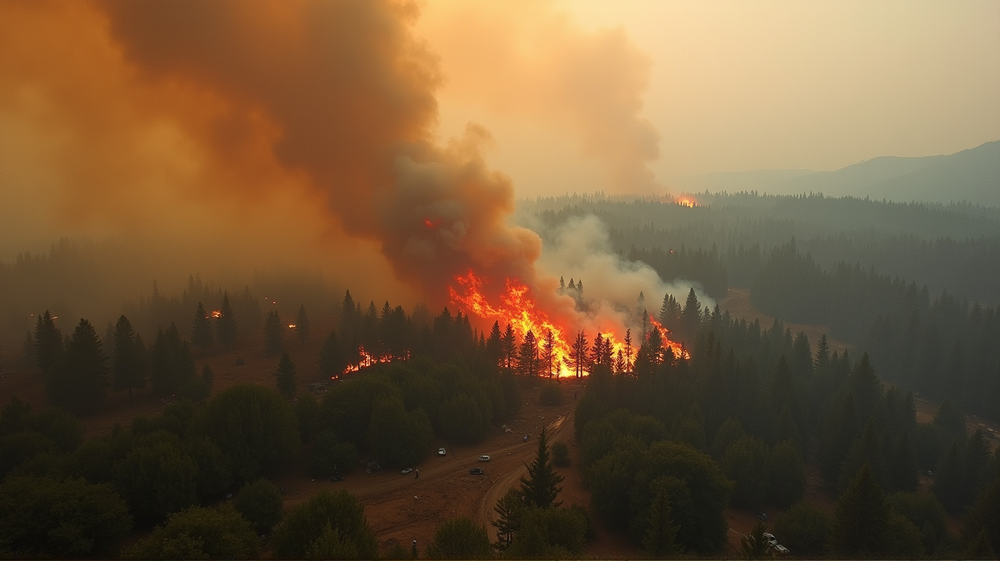 Unaufhaltsame Flammen: Syriens Provinz Latakia kämpft gegen schlimmste Waldbrände