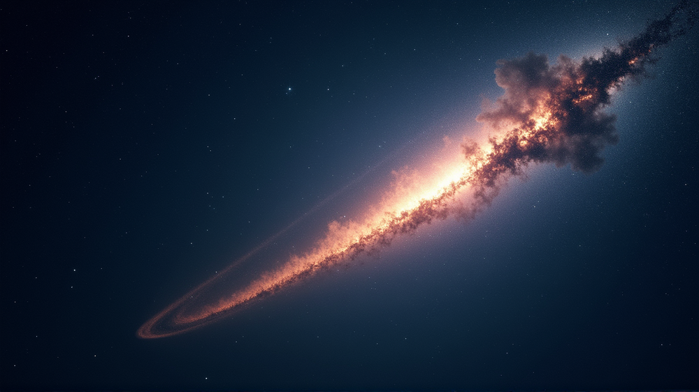 Ein kosmischer Besucher: Interstellarer Komet 3I/Atlas gleitet anmutig an der Erde vorbei