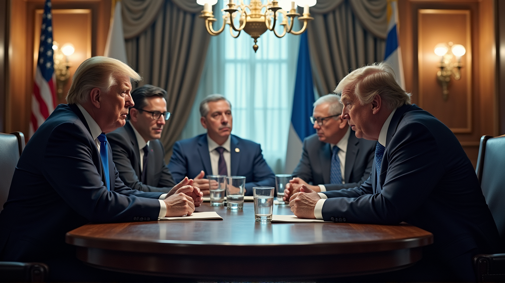 Zunehmende Spannungen in Gaza, während Trump und Netanyahu Lösungen diskutieren