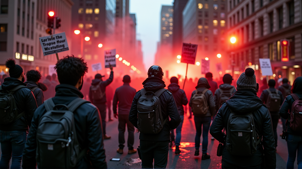 New Yorker Demonstranten geraten mit Gesetzgebern wegen umstrittenem Waffenhandel aneinander