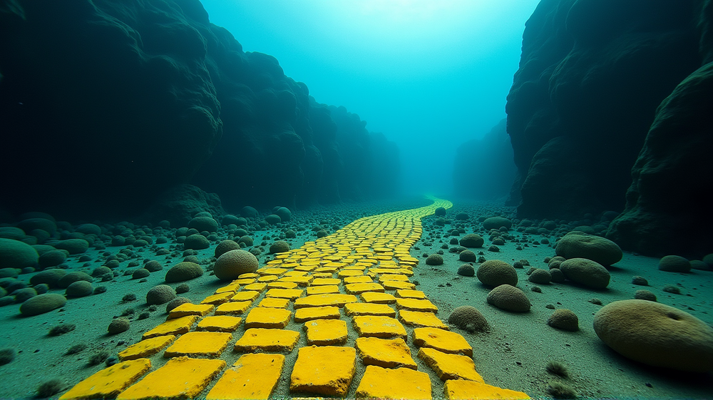 Mystischer Unterwasser-'Gelber Ziegelsteinweg' entfacht wissenschaftliches Staunen