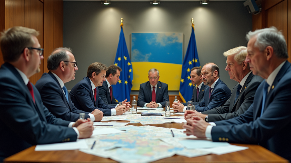 Europäische Führer fordern festen Druck auf Russland während der Trump-Putin-Gespräche