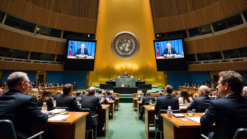 Historischer Schritt der UN: Verurteilung der Hamas und Unterstützung der Zwei-Staaten-Lösung