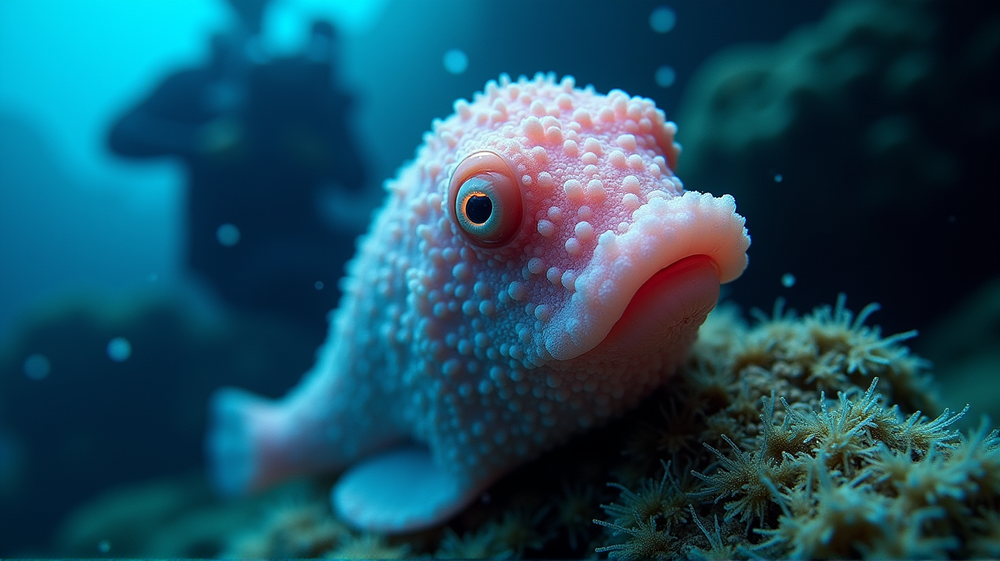 Die Tiefen enthüllen: Bemerkenswerte Entdeckung des rätselhaften Buckel-Schneckenfisches