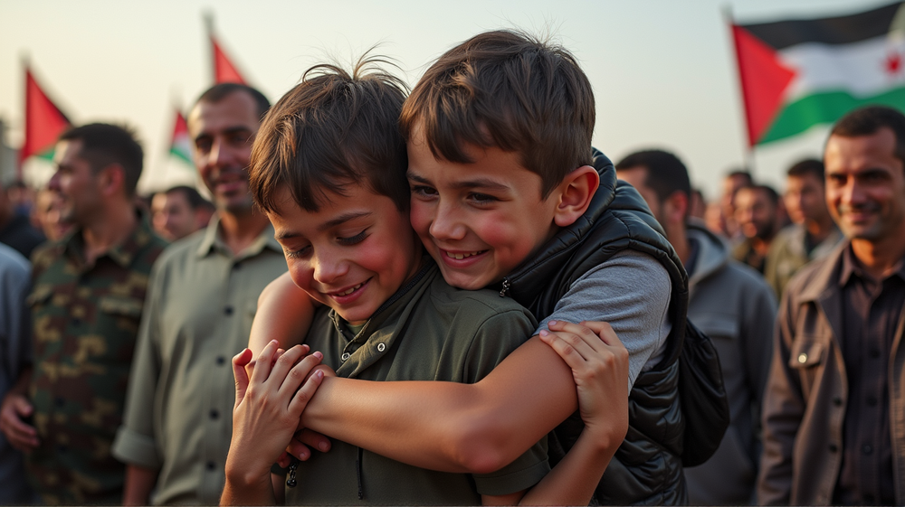Historischer Waffenstillstand bringt Hoffnung und Tränen, während Geiseln sich wieder vereinen