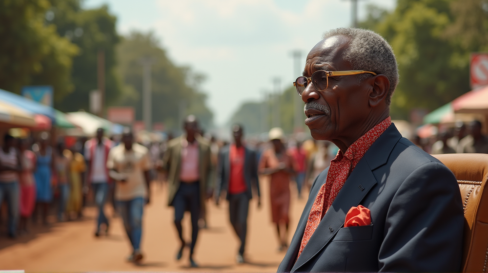 Der 92-jährige Paul Biya hält die Macht in Kamerun sicher inmitten von Spannungen