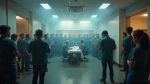 Demonstranten stürmen das Atrium Health Board: Forderung nach Wohnraum und Gewerkschaftsrechten