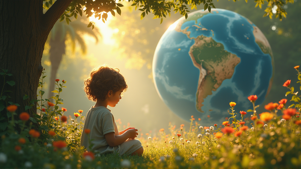 Eine freundlichere Welt durch die Augen von Kindern neu denken