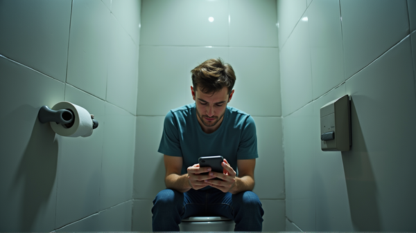 Die schockierende Wahrheit: Wie Ihr HandyGewohnheit auf der Toilette Ihrer Gesundheit schaden könnte!