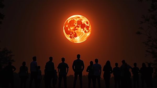 Zeuge des himmlischen Tanzes: Indiens spektakuläre Mondfinsternis erwartet Sie