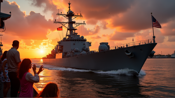 USS McFaul bricht nach Nahost auf: Spannung steigt