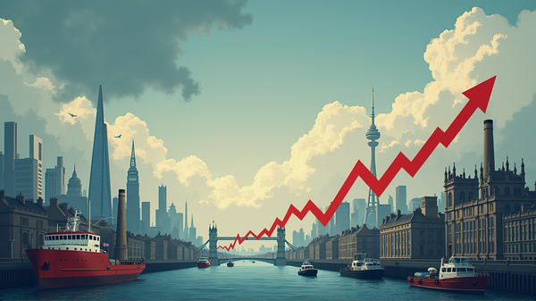 Unerwartete Abschwächung: Die britische Wirtschaft schrumpft, während Unsicherheit droht